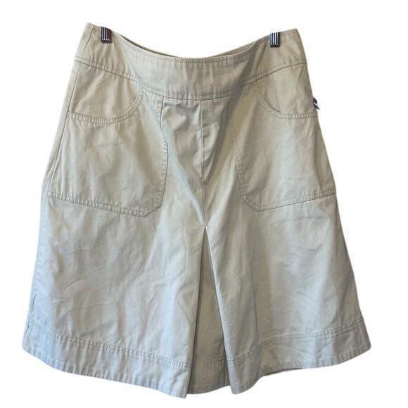 Tommy Hilfiger Tennis Style Pleated A Line High Waisted Khaki Skirt Size 10 - Picture 11 of 12